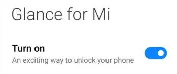 Cara Mengaktifkan Glance di hp Xiaomi